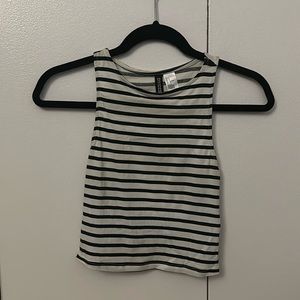 Women’s Striped Crop Top